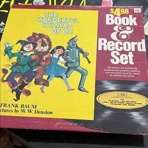 The Wonderful Wizard of Oz Book & Record Set book is missing